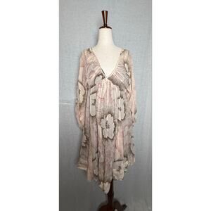 VTG Plenty by Tracy Reese Anthropologie Silk Empire Waist Floral Dress
Med